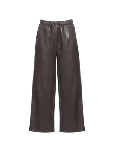 Antonelli Elasticated Trousers In Brown