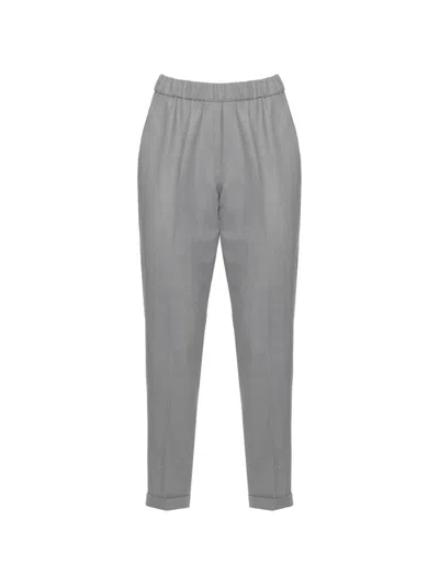 Antonelli Elasticated Trousers In Gray