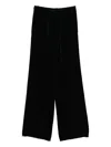 Antonelli Elasticated-waist Pants In Black