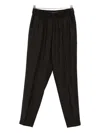 Antonelli Elasticated-waist Trousers In Black