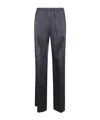 Antonelli Elasticated-waist Trousers In Blue