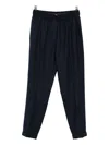 Antonelli Elasticated-waist Trousers In Blue