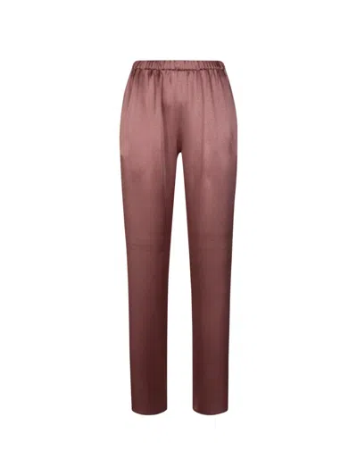 Antonelli Elasticated-waistband Trousers In Brown