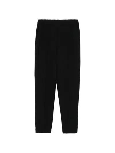 Antonelli Elasticated-waist Tapered Trousers In Gold