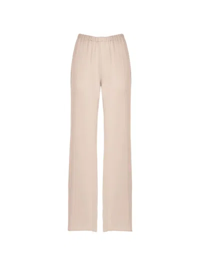 Antonelli Elasticated-waistband Palazzo Pants In Neutral