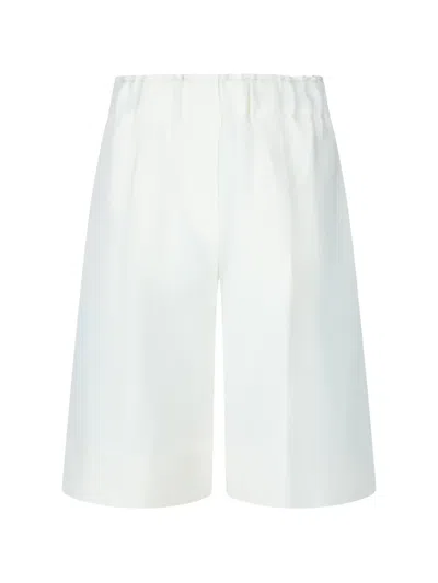 Antonelli Elasticated-waistband Shorts In White