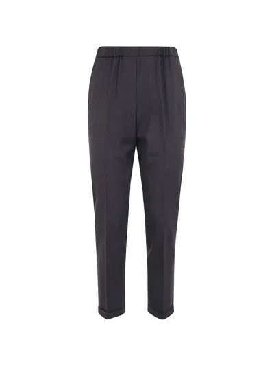 Antonelli Elasticated-waistband Trousers In Black