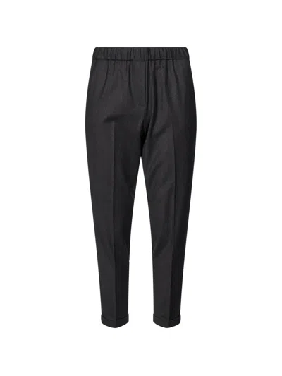 Antonelli Elasticated-waistband Trousers In Gray