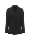 Antonelli Embellished Double-breasted Jacket In Black