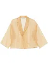 Antonelli Long Sleeve Casual Jacket In Yellow
