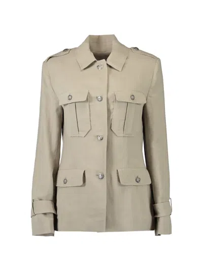 Antonelli Eve Button-up Jacket In Neutral