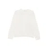 Antonelli Frayed-hem Round-neck Sweater In White