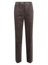 Antonelli Fine Corduroy Straight Leg Trousers With Tailored Fit In Blue