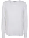 Antonelli Crew-neck Silk T-shirt In White