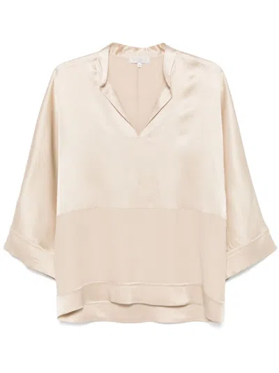 Antonelli Firenze Beige V-neck Top