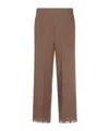 Antonelli Brown Linen Pants