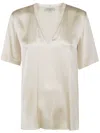 Antonelli V-neck Short Sleeve Top
