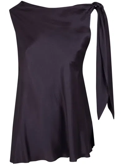 Antonelli Firenze "cloe Norberto" Silky Top In Purple