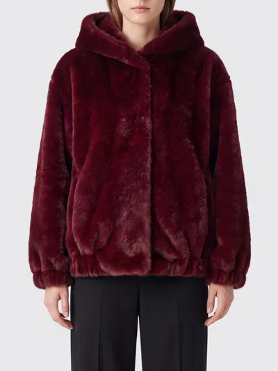Antonelli Firenze Coat Woman Color Ruby In Burgundy