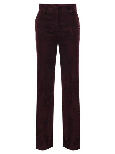 Antonelli Firenze Corduroy Trousers In Black