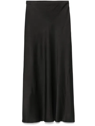 Antonelli Firenze Dark Grey Ossidiana Maxi Skirt