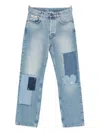 Antonelli Firenze Denim With Patch In Blue
