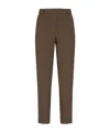 Antonelli Violet Stretch Sidro Pants In Green