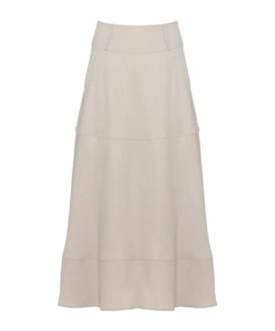 Antonelli Firenze Joel Flared Maxi Skirt In Multi