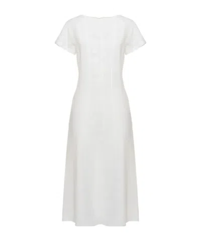 Antonelli Firenze Matilde Flared Midi Dress In White