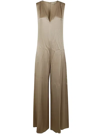Antonelli Firenze Mccurry Sleeveless Jumpsuit In Brown