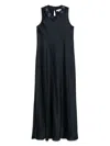 Antonelli Navy Blue Sequin-embellished Maxi Dress