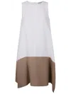 Antonelli Round Neck Polka Dot Dress