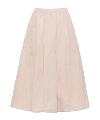 Antonelli Firenze Oreo Elastic-waist Midi Skirt In Pink