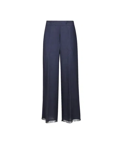 Antonelli Firenze Pantalone Lino Sfrangiato
