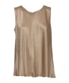 Antonelli Firenze Top Scollo A V Seta In Pink