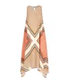 Antonelli Printed Sleeveless Dress In Multi