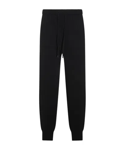 Antonelli Firenze Ribbed Knit Trousers In Animal Print