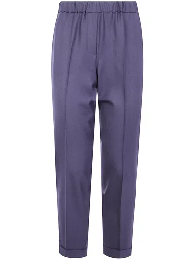 Antonelli Firenze "rosalba" Trousers In Purple