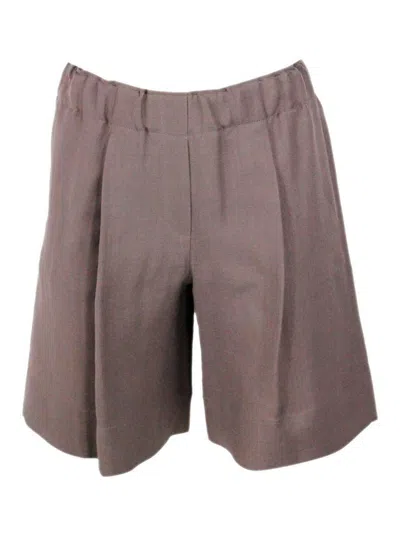Antonelli Firenze Shorts Brown In Marrón