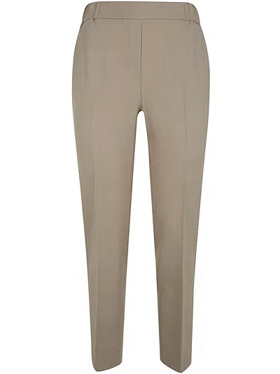 Antonelli Firenze Sidro Elastic Waist Trousers In Gray