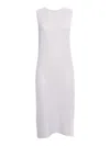 ANTONELLI FIRENZE SILVER KNITTED TRICOT DRESS