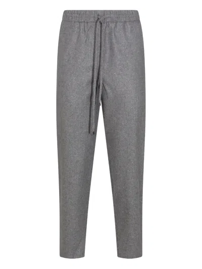 ANTONELLI DRAWSTRING-WAIST TAPERED TROUSERS