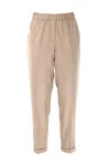 Antonelli Woman Pants Beige Size 14 Wool, Polyester, Viscose, Elastane In Camel