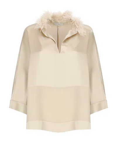 Antonelli Firenze V Neck Long Sleeve Blouse