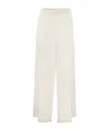 Antonelli Wide-leg Trousers In White