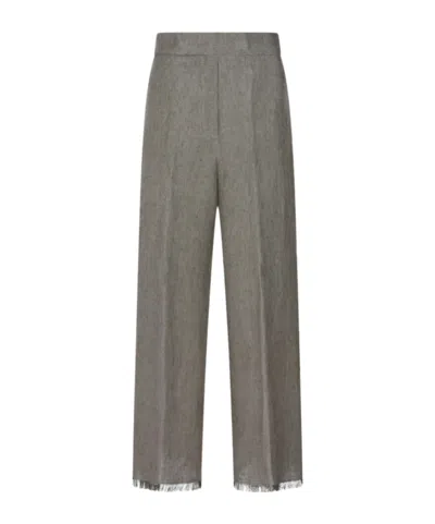 Antonelli Firenze Wide-leg Pants In Gray