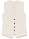 Antonelli Fiumicino Waistcoat In Neutrals