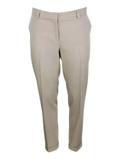 Antonelli Florence Trousers In Beige