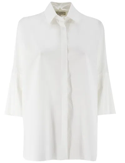 Antonelli Fluid-fit Cotton Shirt With Concealed Button Closure