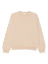 Antonelli Frayed-hem Cashmere Sweater In Neutral